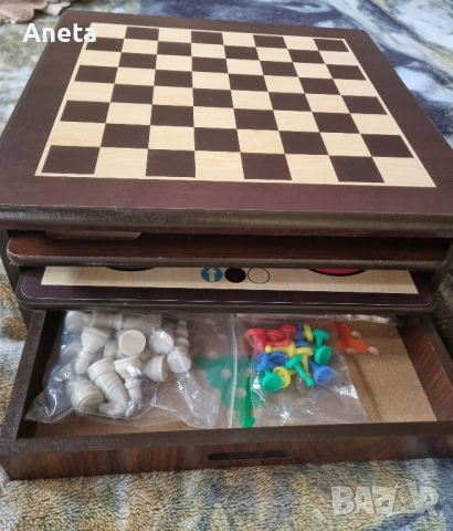 комплект дървена настолна игра 10 в 1 на Playtive, снимка 3 - Образователни игри - 52508466