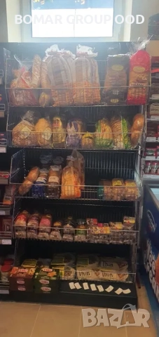 Крайстенен стелаж за хляб с телен рафт (кошница), снимка 4 - Стелажи и щандове - 52334446