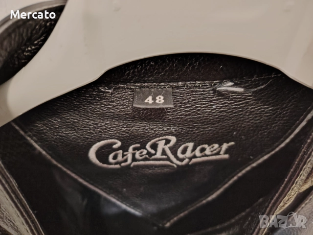 Кожено мото  яке стил "Cafe Racer" , снимка 10 - Аксесоари и консумативи - 52322705