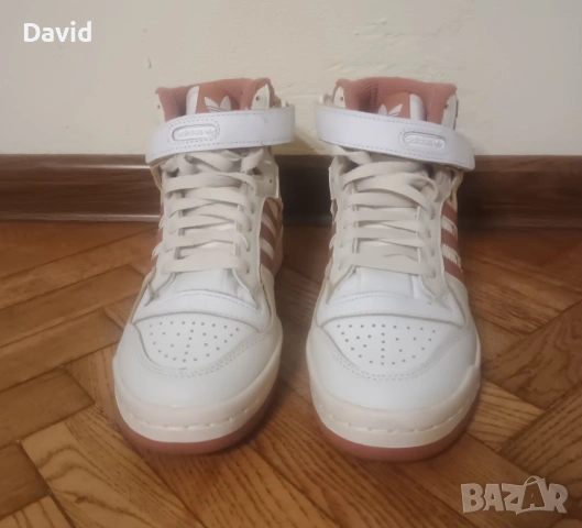 Оригинални Дамски кецове Adidas Forum 84 White Magic Earth, снимка 3 - Кецове - 53469521