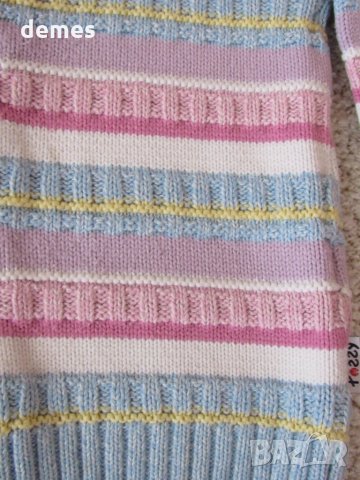 Машинно плетена жилетка за момиче с цип, размер 164, снимка 3 - Детски пуловери и жилетки - 34635980