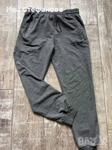 Tommy Hilfiger спортен сив  памучен 100% памук панталон , снимка 2 - Спортни дрехи, екипи - 52529784