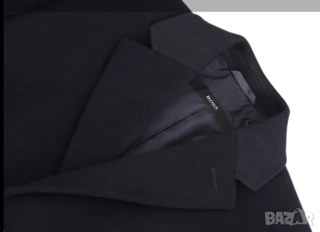 Бизнес Палто  HUGO BOSS Stratus размер М-Л  смес от  вълна с кашмир  официално /  яке, снимка 3 - Палта - 48055070