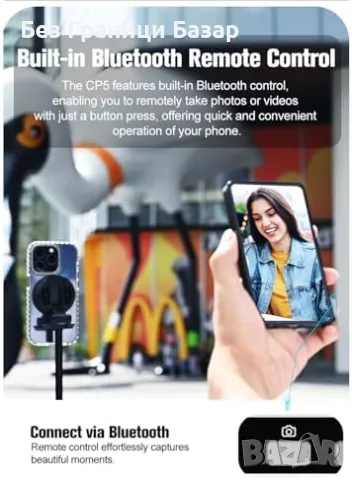 Нов Безжичен 5" HD Сензорен Монитор с Bluetooth и WiFi за iPhone/Android, снимка 4 - Друга електроника - 48715157