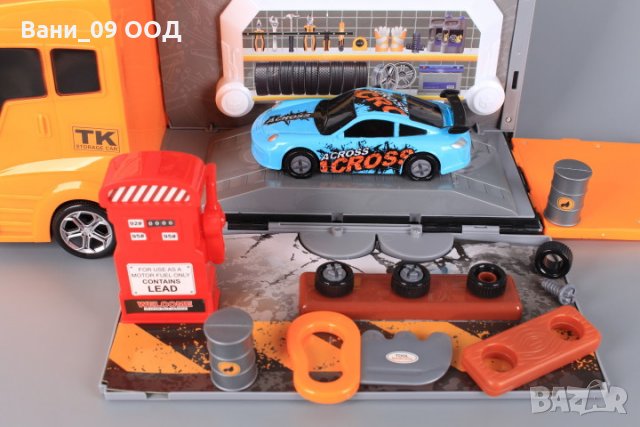 Камион-мобилен автосервиз с 36 части, снимка 4 - Коли, камиони, мотори, писти - 36006838