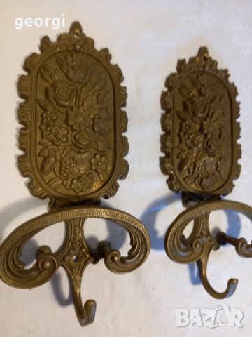 Бронзови закачалки за стена масив   20/1