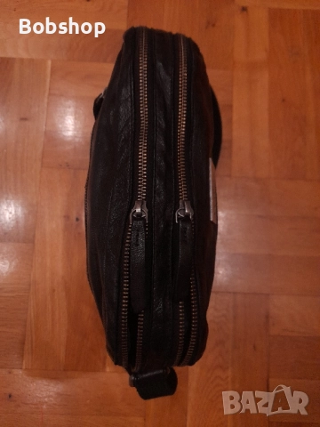 Мъжка кожена чанта Avirex, снимка 6 - Чанти - 52321421