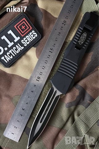 автоматичен нож мега здрав Tactical Microtech за оцеляване самозащита, снимка 11 - Ножове - 42118058