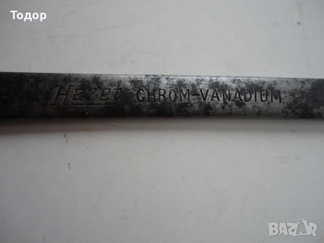 Античен Ключ Original Hazet Chrom Vanadium , снимка 4 - Ключове - 50563679