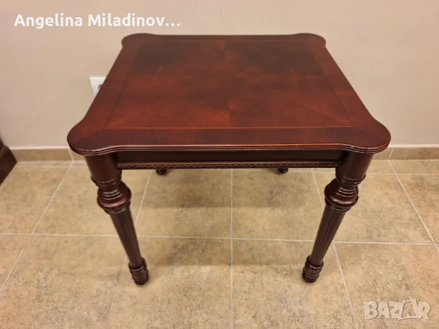 луксозна маса махагон , снимка 1