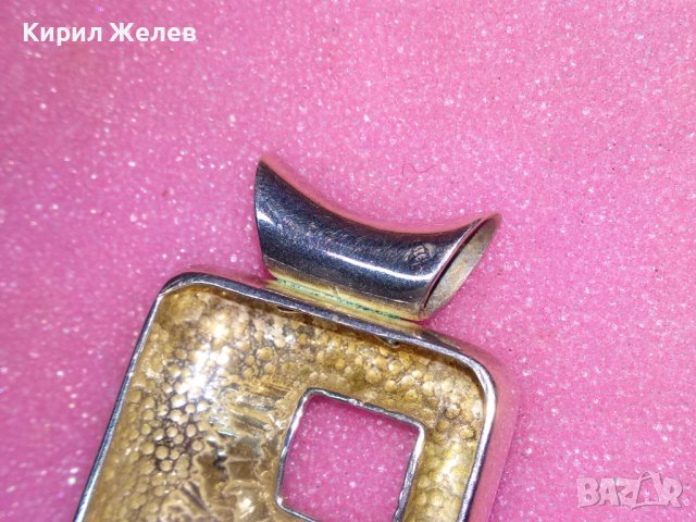 ДИЗАЙНЕРСКИ СРЕБЪЪРЕН МЕДАЛЬОН СРЕБРО 925 ХУДОЖЕСТВЕНА МАЙСТОРСКА АРТ ИЗРАБОТКА 43249, снимка 16 - Колиета, медальони, синджири - 44393966