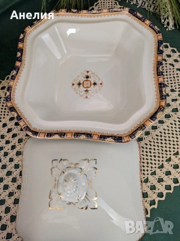 Съд за сервиране на зеленчуци от Англия , снимка 5 - Чинии - 52250757