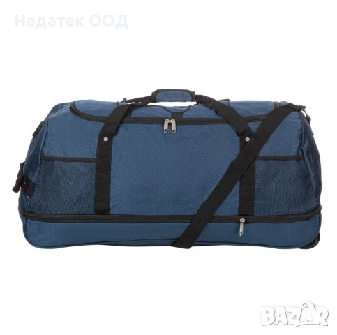 Пътнически сак на колелца, Син, 77x35x45cm