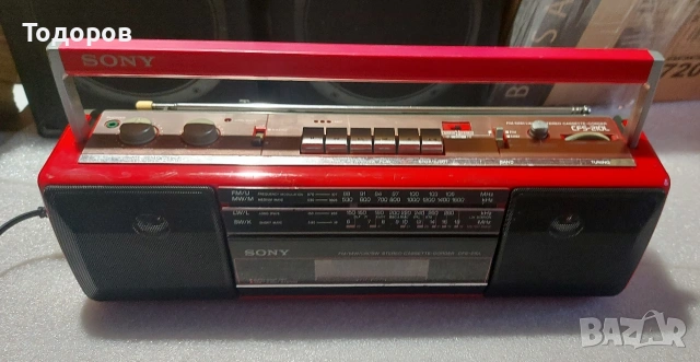 Sony CFS-210L Stereo Radio Cassette Corder , снимка 2 - Радиокасетофони, транзистори - 53478067
