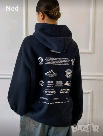 Дебел суичър с качулка, снимка 2 - Суичъри - 53058284