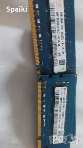 Ram desktop 2x4gb pc3, снимка 2 - Геймърски - 54439558