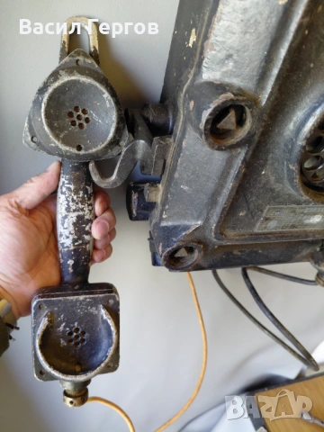 Стар чугунен телефон, снимка 9 - Антикварни и старинни предмети - 53668747