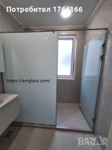 Паравани стъклени врати стъклени прегради, снимка 4 - Душ кабини и вани - 49826289