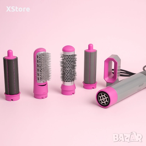 Маша за коса с 5 приставки, снимка 3 - Маши за коса - 52588846