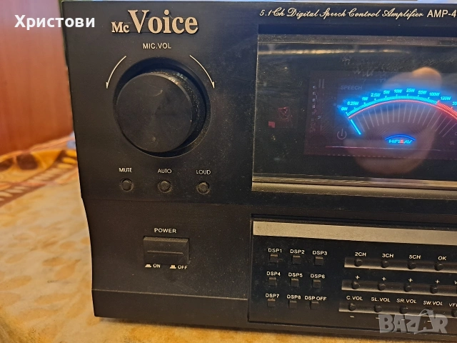 Продавам много мощен усилвател McVoice AMP - 400, снимка 2 - Ресийвъри, усилватели, смесителни пултове - 53413551