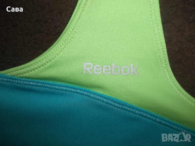 Тениска и потници REEBOK  дамски,ХС-С и Л  /черен,зелен,лила/, снимка 17 - Тениски - 51634927
