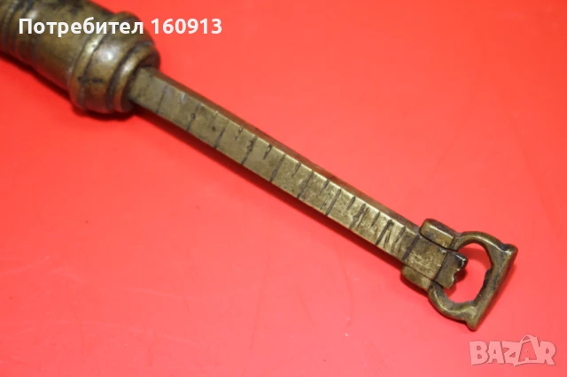 Османски балкански дозатор за барут за кремъчни капсулни пушки пищови., снимка 3 - Антикварни и старинни предмети - 51121463