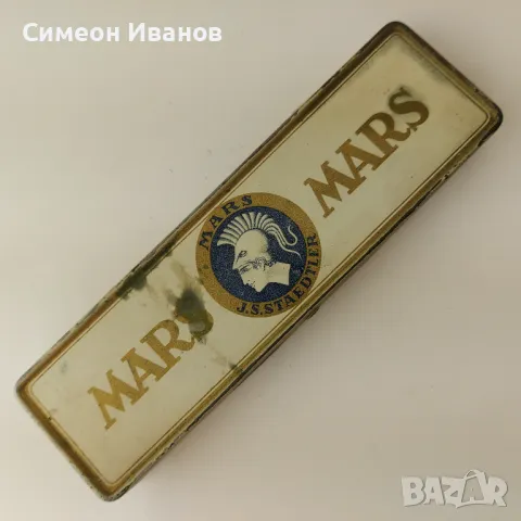 Стара метална кутия от моливи MARS J.S. Staedtler #5670, снимка 2 - Антикварни и старинни предмети - 47868610