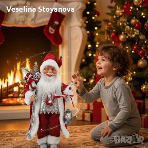 Коледна фигура Дядо Коледа – създай празнично настроение у дома!, снимка 2 - Декорация за дома - 52624798
