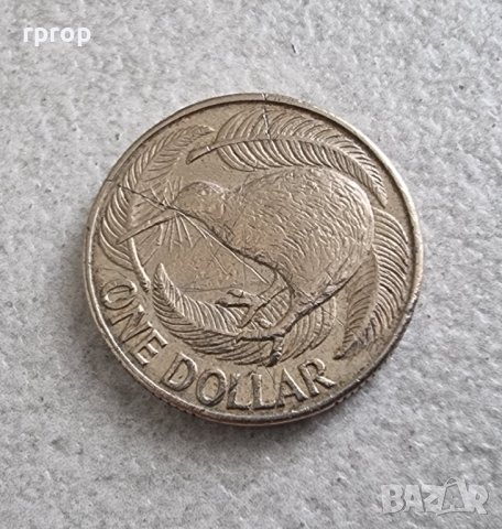 Монета. Нова Зеландия. 1 долар. 1990 г. Киви.