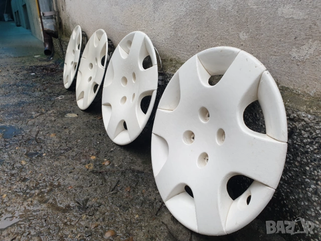 15“ Тасове за джанти бели Febi отлична прилика на алуминиеви , снимка 7 - Аксесоари и консумативи - 53592344