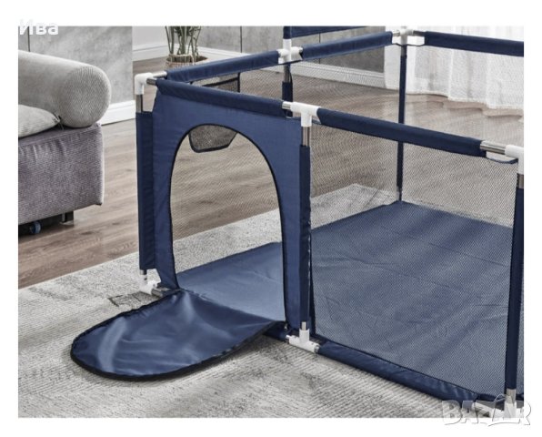 НОВА 128х128см Голяма кошара за игра / преграда за бебе / заграждение / ограда за дете, снимка 7 - Кошарки - 41459177