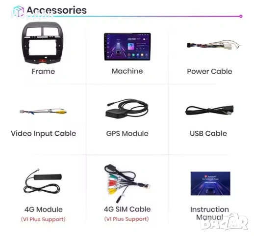 Мултимедия Johnson за Mitsubishi ASX, снимка 4 - Аксесоари и консумативи - 53435458