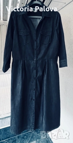 Дънкова рокля-риза CONVERSE ONE STAR оригинал, снимка 5 - Рокли - 53157514