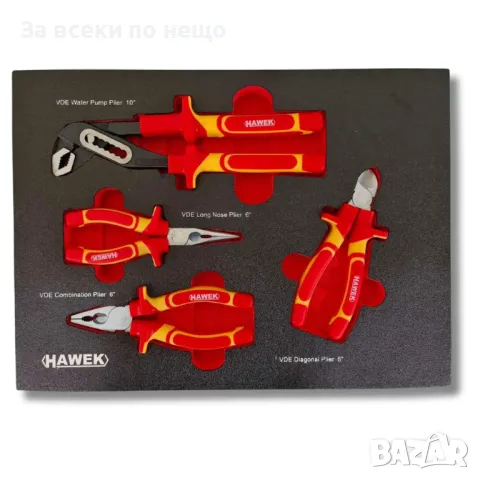 Професионален шкаф с инструменти с 12 чекмеджета - 11 пълни HAWEK, снимка 12 - Други инструменти - 50328172