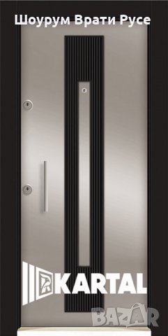 Блиндирана входна врата модел PVC-1139, снимка 1