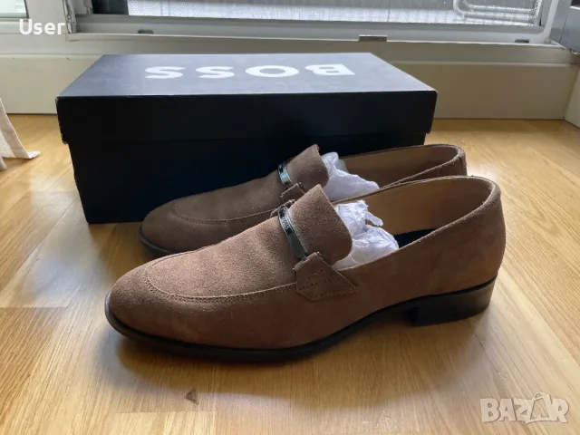 Мъжки мокасини Hugo boss , снимка 4 - Мокасини - 50337202