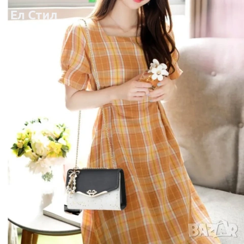 💕Дамска чанта- черна и екрю, снимка 5 - Чанти - 53563037