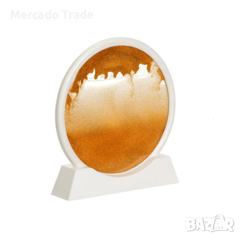 Декоративен 3D пясъчен часовник Mercado Trade, С червен пясък 17,5 см, снимка 2 - Декорация за дома - 44534652