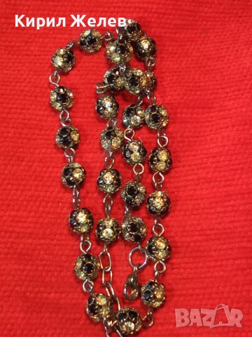 АРТ КОЛИЕ с КРАСИВИ СКЪПОЦЕННИ КАМЪНИ СРЕБРИСТО 57321, снимка 10 - Колиета, медальони, синджири - 29546073