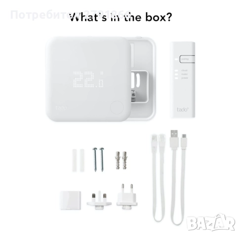 tado° Smart Thermostat Starter Kit V3+ Интелигентно управление на отоплението, снимка 3 - Други - 51956068