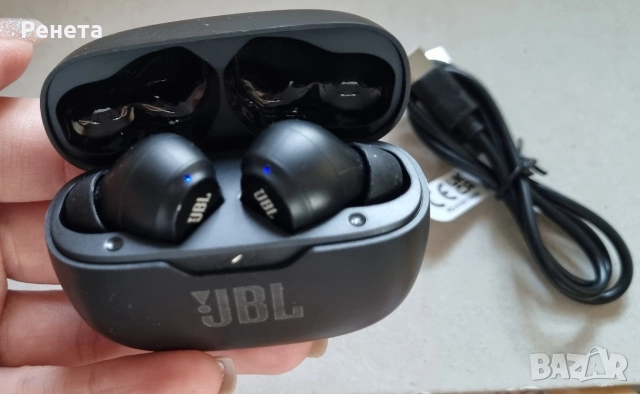 Безжични Bluetooth слушалки JBL Wave Beam, TWS, Черни
