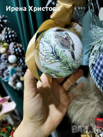 Ръчно изработени Коледни играчки, снимка 10 - Декорация за дома - 52685285