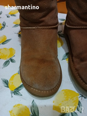 UGG кожени боти N 38, снимка 6 - Дамски боти - 53441946