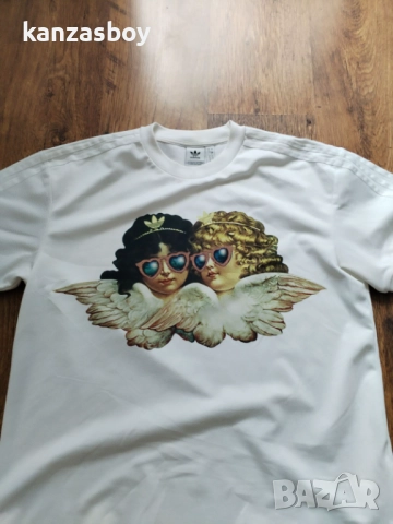 Adidas X Fiorucci  Women's Graphic T-shirt - дамска дизайнерска тениска Л, снимка 7 - Тениски - 51501500