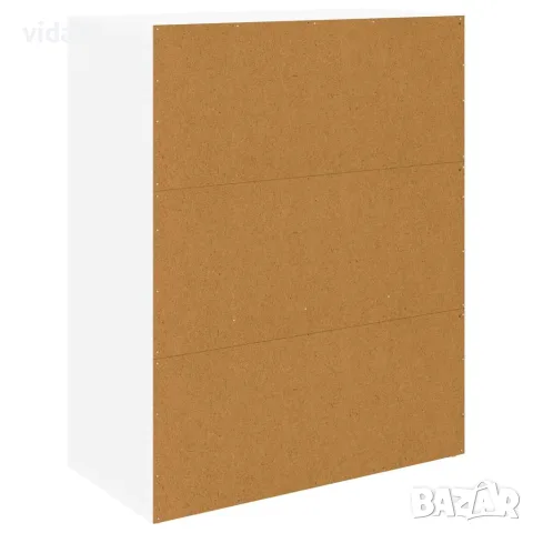 vidaXL Сайдборд, бял, 60x30x75 см, инженерно дърво, снимка 7 - Бюфети - 56147743