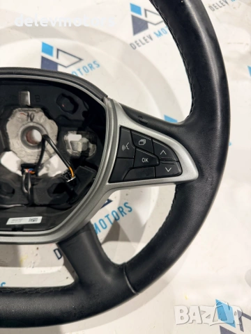 484007828R кожен мултифункционален волан от Dacia Sandero 3 1.0 TCe LPG двигател H4DF480, 91 кс., 5 , снимка 4 - Части - 53837232