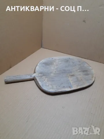 Стара Соц Дървена Лопата., снимка 6 - Антикварни и старинни предмети - 48656234