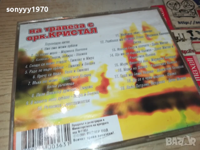 НА ТРАПЕЗА С КРИСТАЛ 2 ЦД 2805251322, снимка 12 - CD дискове - 50457107