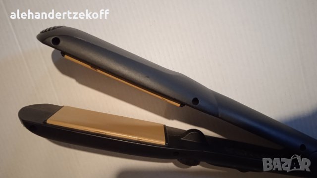  Професионална преса за коса Braun ES-63543705, температура 185 градуса, LED, Черна, снимка 5 - Преси за коса - 35974129