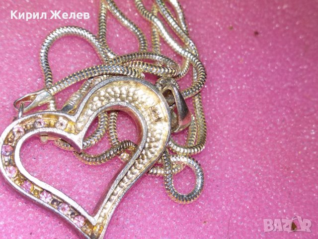 ИЗЯЩНО НЕЖНО СРЕБЪРНО КОЛИЕ с РОМАНТИЧЕН СРЕБЪРЕН МЕДАЛЬОН СРЕБРО 925 с ИСКРЯЩИ ФАСЕТ ЦИРКОНИ 41847, снимка 10 - Колиета, медальони, синджири - 44316440